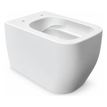 Vas WC suspendat Scarabeo TEOREMA 2.0 TWIST 52x36 cm, alb, lucios